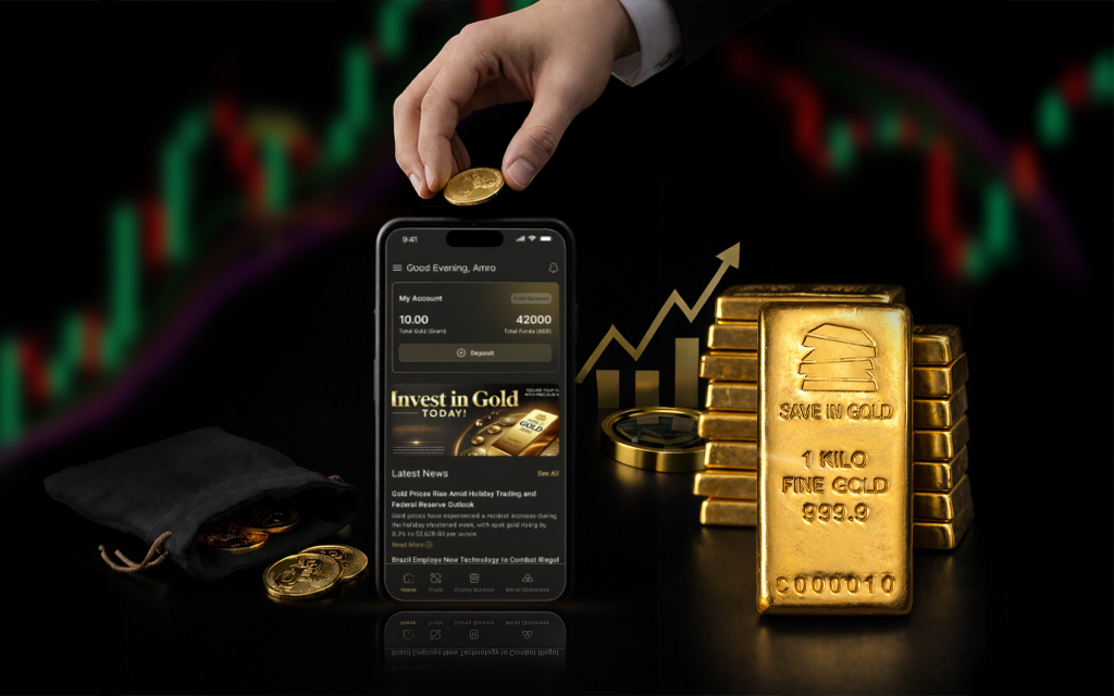شراء سبائك الذهب أونلاين في الإمارات